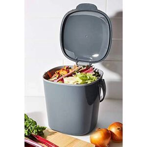OXO Grey Easy Clean Compost Bin 0.75 Gallon/2.83L